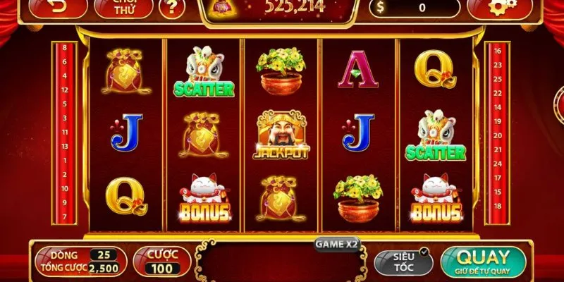 Phần thưởng cực lớn tại chuyên mục slots thần tài